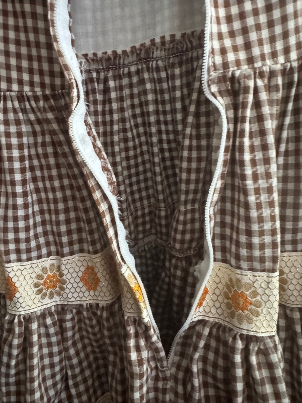Vintage Women’s Square Dance Dress *Zipper Broken - Picture 6 of 10